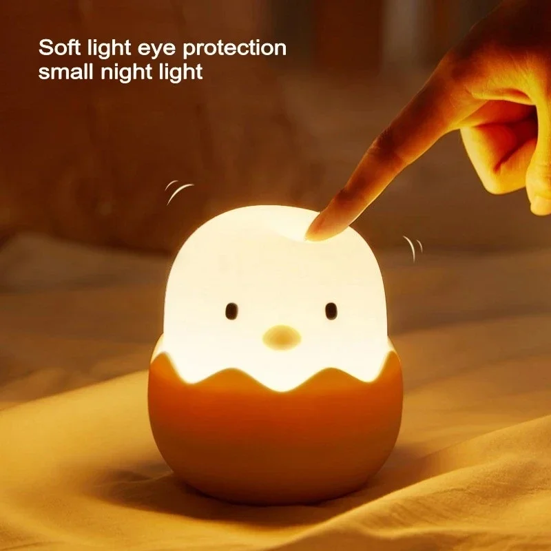 Floating Nightstand With Led Light - LED เด็ก Touch Night Light ซิลิโคน