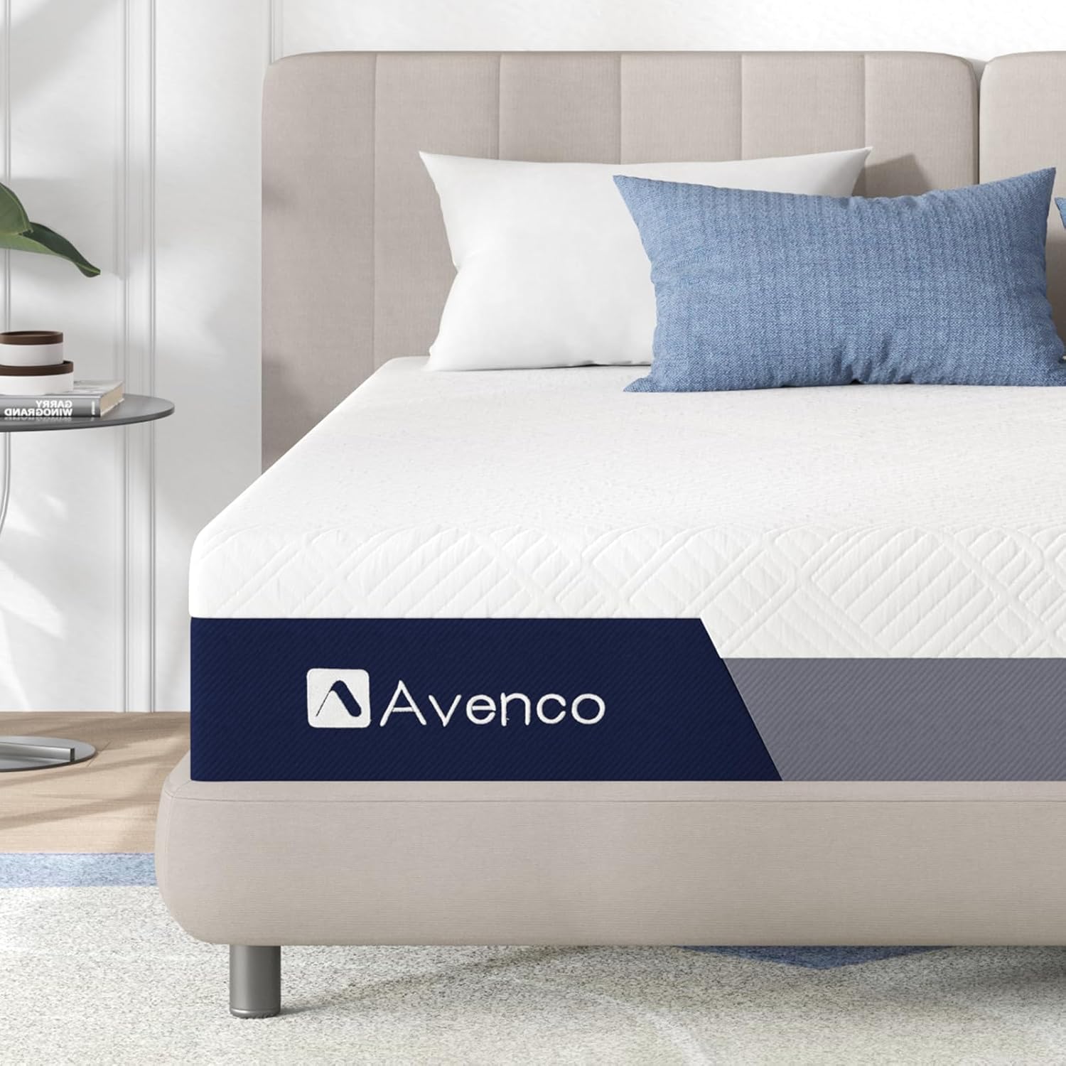 Memory Foam Mattress In A Box Queen - ที่นอน Queen Memory Foam ที่นอนเนื้อแน่นขนาดกลาง 12