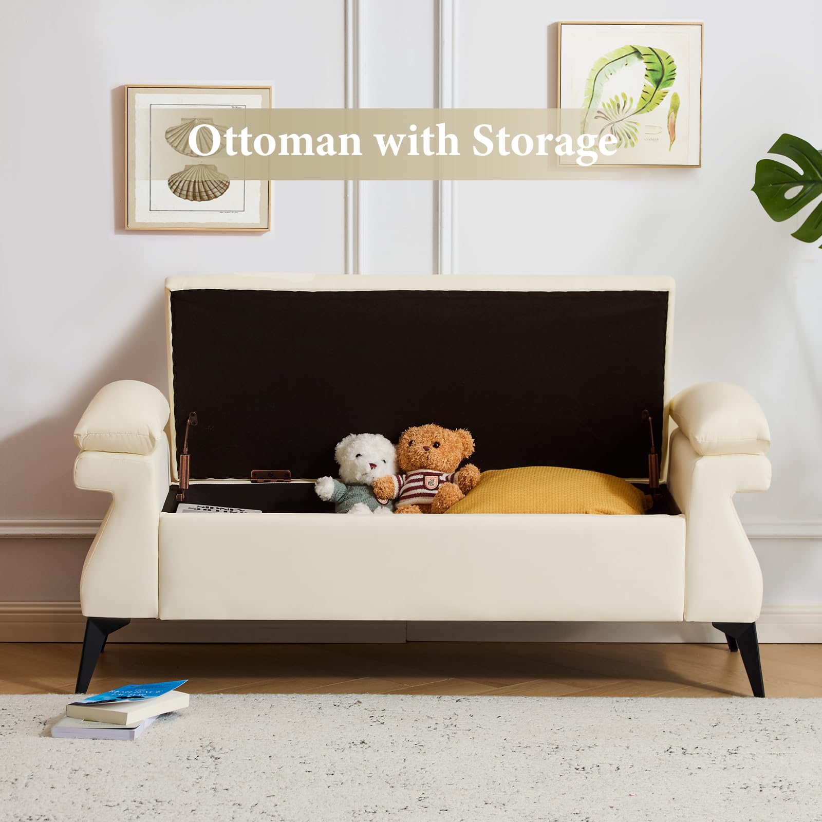 ม้านั่งหนังขนาด 51 นิ้ว พร้อมช - Bedroom Furniture บทวิจารณ์และราคา