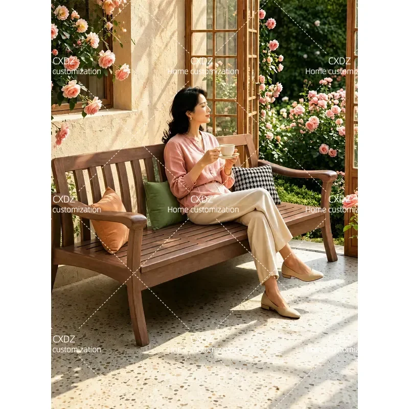 โซฟาไม้จริง 3 ที่นั่ง ทรงตรง ส - Sofas บทวิจารณ์และราคา
