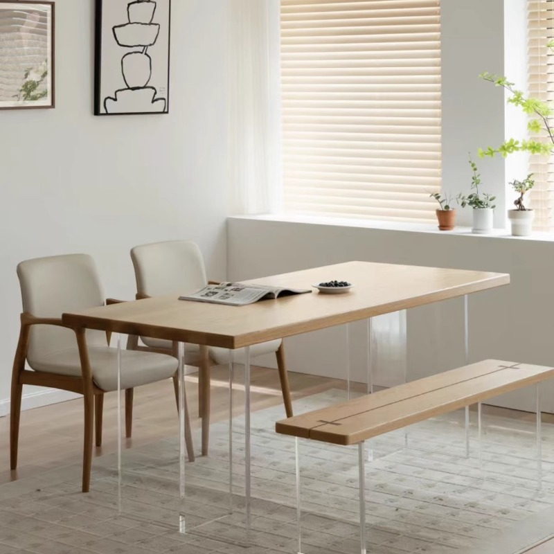 โต๊ะลอยอะคริลิคไม้เนื้อแข็งสไต - Tables บทวิจารณ์และราคา
