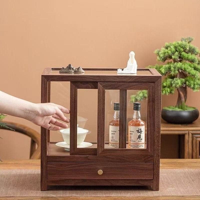 ชุดน้ำชาตั้งโต๊ะลายไม้วอลนัทอเ - Storage บทวิจารณ์และราคา