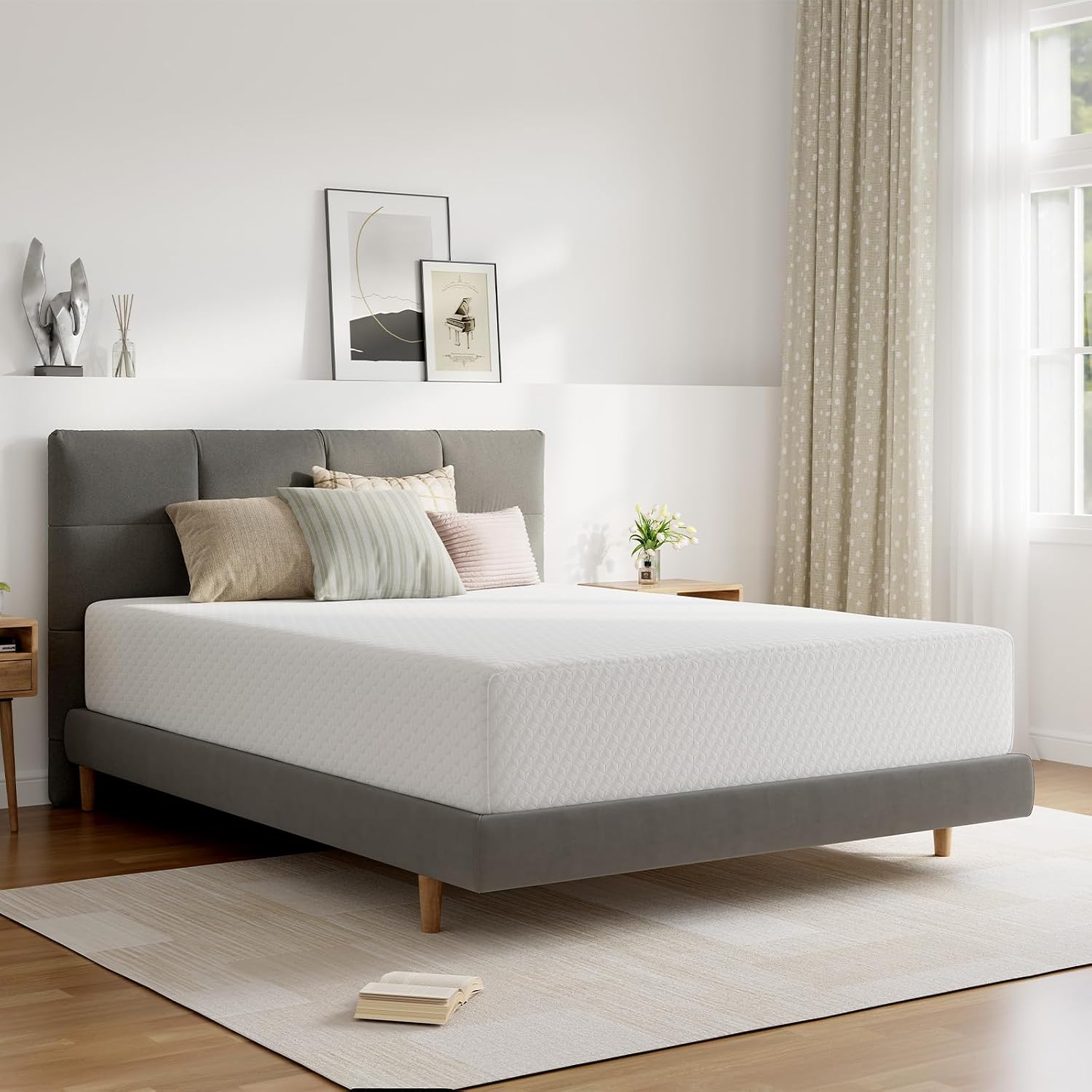 ที่นอนเมมโมรี่โฟมขนาดคิงไซส์ ห - Memory Foam Mattress In A Box Queen บทวิจารณ์และราคา