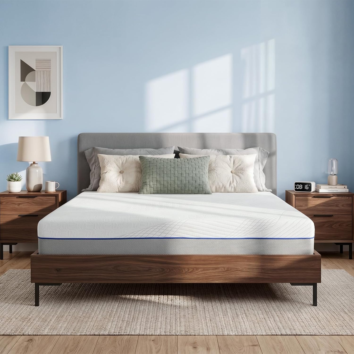 ที่นอนขนาดควีนไซส์ หนา 12 นิ้ว - Memory Foam Mattress In A Box Queen บทวิจารณ์และราคา