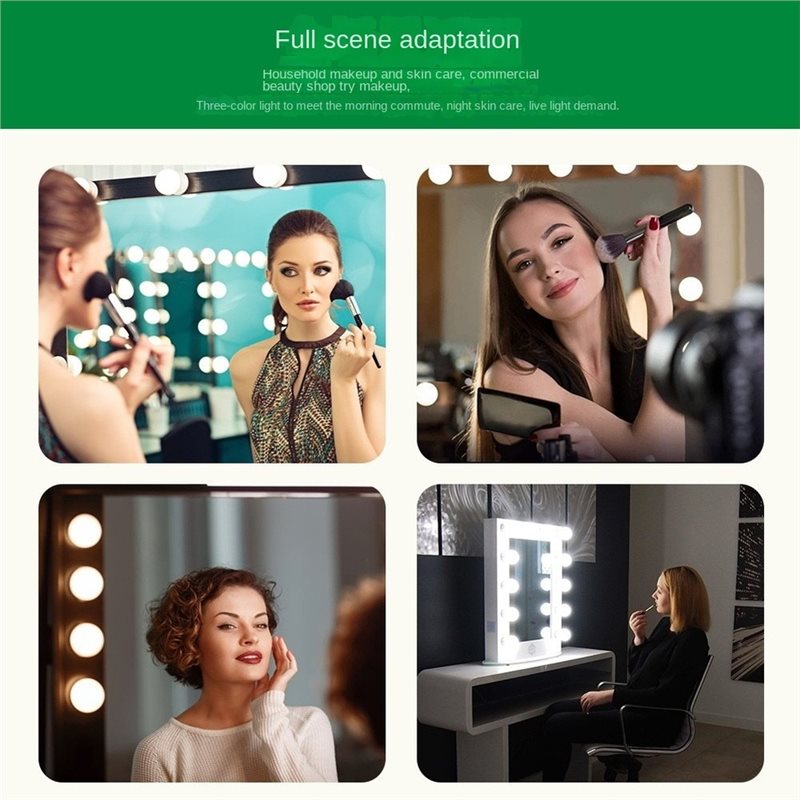 ไฟ LED สำหรับโต๊ะเครื่องแป้งแบ - Dressing Table Vanity With Lighted Mirror บทวิจารณ์และราคา