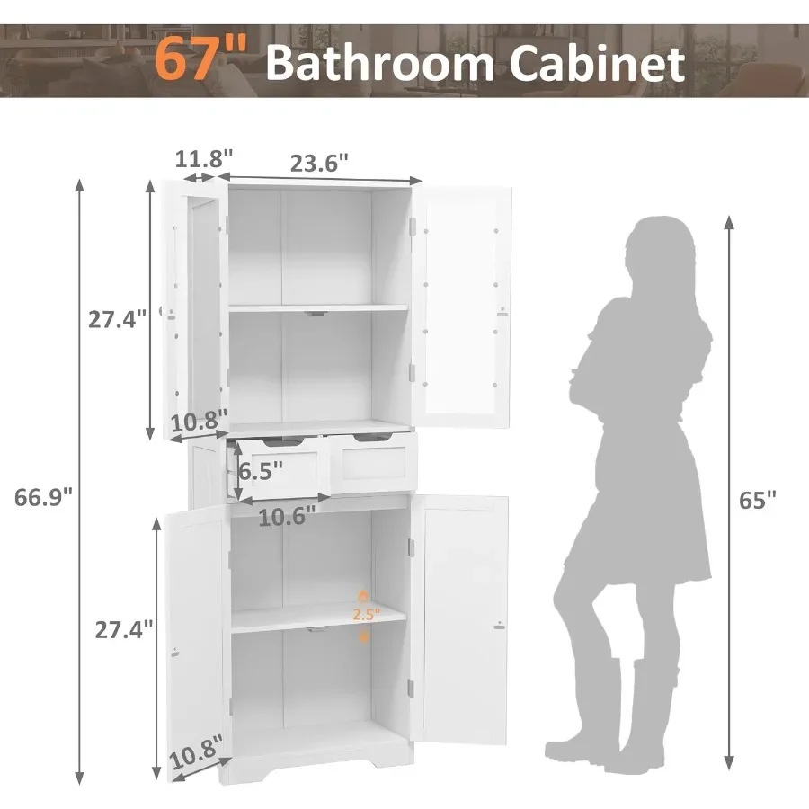 ตู้เก็บของในห้องน้ำสูง 67 นิ้ว - Storage บทวิจารณ์และราคา