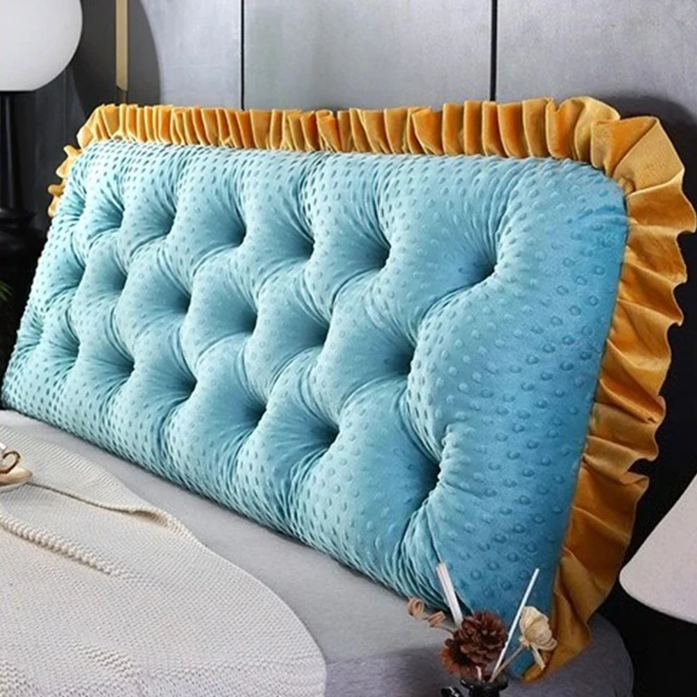 หมอนอิงหัวเตียงขอบระบาย สำหรับ - Headboard Cushion Backrest Tatami บทวิจารณ์และราคา