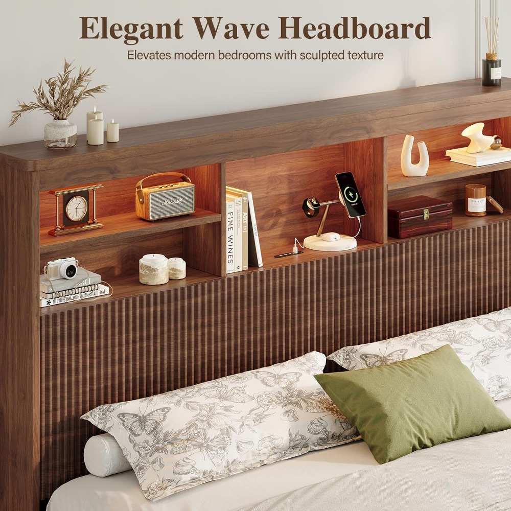 โครงเตียงขนาดคิงไซส์ พร้อมลิ้น - King Size Bed Frame With Storage Drawers บทวิจารณ์และราคา