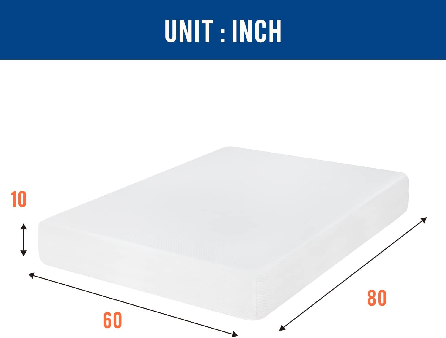 5/6/8/10/12 นิ้วเจลหน่วยความจํ - Memory Foam Mattress In A Box Queen บทวิจารณ์และราคา